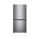 LG 594 L Frost-Free Inverter Linear Wi-Fi Side-By-Side Refrigerator (GC-B22FTQPL, Platinum Silver III, Hygiene Fresh+ | Door Cooling+)