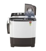 LG 8 Kg Semi-Automatic Top Loading Washing Machine, 5 Star Rated With Roller Jet Pulsator + Soak & Rat Away(Dark Grey)(P8030SGAZ) - Image 2