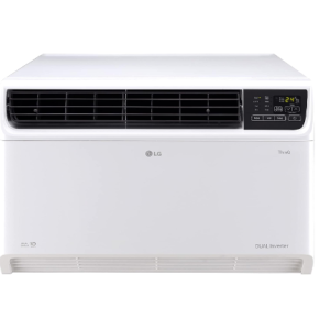 LG 2 Ton 4 Star DUAL Inverter Window Air Conditioner (Copper, Convertible 4-in-1 cooling) Wi-Fi, HD Filter with Anti Virus Protection (White)(2023 Model)(RW-Q24WWYA)