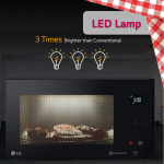LG 42 Litres Inverter Solo Microwave Oven (Black) (MS4295DIS) - Image 4