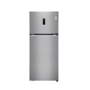 LG 398 L 3 Star Frost-Free Smart Inverter Wi-Fi Double Door Refrigerator (GL-T422VPZX, Shiny Steel, Convertible with Door Cooling+, Gross Volume- 423 L)