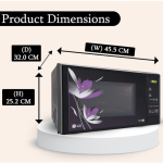 LG 20 Litres Solo Microwave Oven (Black) (MS2043BP) - Image 3