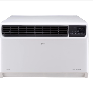 LG 1.5 Ton 5 Star DUAL Inverter Window Air Conditioner (Copper, Convertible 4-in-1 cooling) HD Filter with Anti-Virus Protection (2023 Model)(White)(RW-Q18WUZA)