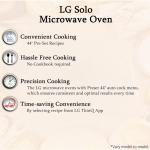 LG 20 Litres Solo Microwave Oven (Black) (MS2043BP) - Image 4