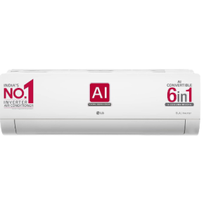 LG 1.5 Ton 5 Star Rated, Split Inverter Air Conditioner (White)(RS-Q19ENZE)