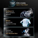 HAIER 8 Kg Front Load Fully Automatic Washing Machine, 12 Years Warranty On Inverter Motor, Ice White (HW80-IM12929C) - Image 2