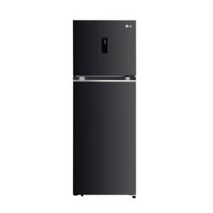 LG 408 Litres Double Door Refrigerator 3 Star Rated, Frost-Free Smart Inverter, Wi-Fi Convertible & Door Cooling (Ebony Sheen)(GL-T412VESX)