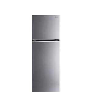 LG Frost-Free Double Door Refrigerator 322 Ltr, 2 Star, Smart Inverter Compressor, Dazzle Steel Finish, (GL-N342SDSY)
