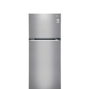 LG 343 Litres Double Door Refrigerator, 2 Star Rated With Smart Inverter Compressor & Frost-Free (Dazzle Steel Finish)(GL-N382SDSY)