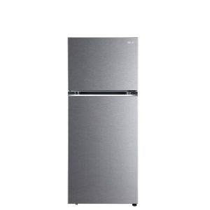 LG 380 litres 2 Star Double Door Refrigerator, Dazzle Steel (GL-N412SDSY)