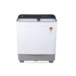 Haier 10 Kg 5 Star Rated, Semi-Automatic Top Load Washing Machine, Voltex Pulsator (2023 Model) (HTW100-178BK)