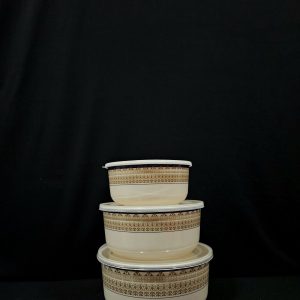 Curry Bowl With Lid 3 pcs