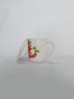 Strawberry Printed Mug With Lid - Image 2