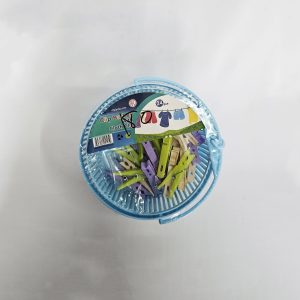 Clip Basket With Cloth Clips (24 Pieces)