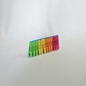 Nisha Clothes Clip Mix Colour (12 Pieces)