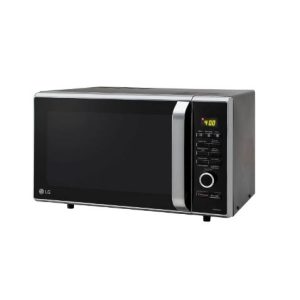 LG 28 Litres Charcoal Convection Healthy Microwave Oven, 360° Motorised Rotisserie (Black) (MJ2887BWUM)