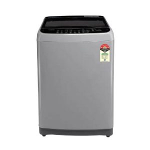LG 9 Kg Fully Automatic Top Loading Washing Machine, Smart Inverter Motor (Middle Free Silver)(T90SJSF1Z)