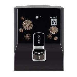 LG 8 Litres RO+UV Water Purifier, with Digital Sterilizing Care and In Tank UV LED (Black)(WW155NPB)
