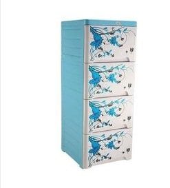 RFL Wardrobe Single 4 Drawer Knock Door