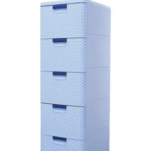 Cane Closet 5 Drawer Knock Door