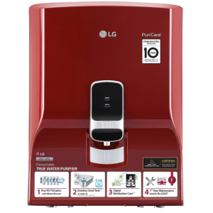 LG Water Purifier with True RO Filtration & Dual Protection Stainless Steel Tank (Red)(WW130NP)