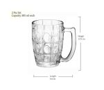 Cascade Beer Mug 2pcs (385ml) - Image 3