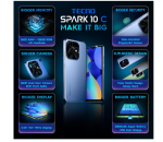 TECNO Spark 10C Blue (8GB RAM, 128GB Storage)  (16GB Expandable RAM) - Image 6