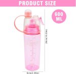 New Button Water Bottle (600ml) - Image 3