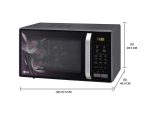 LG 21 Litres Convection Microwave Oven (Black)(MC2146BP) - Image 5