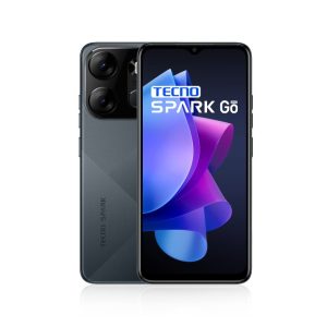 TECNO Spark Go 2023 Black (3GB RAM, 32GB Storage) | 5000mAh Battery | 6.56" HD+ Display | 13MP Dual Rear Camera | Type C Port