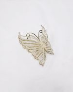 Butterfly Metal Hair Claw Clips Fashion Sparkly Glitter Rhinestones Hair Barrettes Strong Hold Styling Hair Accessories for Women Girls Thinner Thick Hair Styling - Image 3