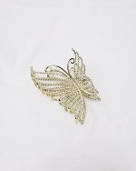 Butterfly Metal Hair Claw Clips Fashion Sparkly Glitter Rhinestones Hair Barrettes Strong Hold Styling Hair Accessories for Women Girls Thinner Thick Hair Styling - Image 4