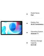 Realme Pad WiFi+4G Tablet (6GB, 128GB Storage)(Gold) - Image 6