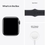Apple Watch SE (GPS, 44mm) - Space Grey Aluminium Case with Midnight Sport Band - Regular - Image 2
