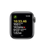 Apple Watch SE (GPS, 44mm) - Space Grey Aluminium Case with Midnight Sport Band - Regular - Image 5