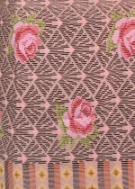 Kut Tah Puan Bih (KTPB-44) Pink, Blush Pink Floral Handwoven Mizo Puan - Image 4