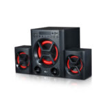 LG Powerful Sound 40W, 2.1 Ch Speaker System with Deep Bass sound, Bluetooth, Portable In, USB, SD Card and FM Radio, Remote Control, Wall mount & Display. (LK72B) - Image 2