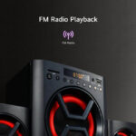 LG Powerful Sound 40W, 2.1 Ch Speaker System with Deep Bass sound, Bluetooth, Portable In, USB, SD Card and FM Radio, Remote Control, Wall mount & Display. (LK72B) - Image 5