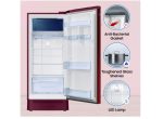Samsung 215 Litres Single Door Refrigerator, 5 Star Inverter, Direct-Cool (Midnight Blossom Red)(2023 Model)(RR23C2H35RZ/HL) - Image 7