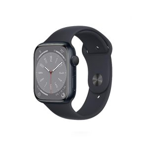 Apple Watch Series 8 (GPS 45 mm) Smart Watch with Midnight Aluminium Case And Midnight Sport Band