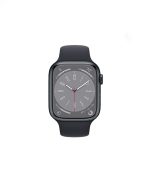 Apple Watch Series 8 (GPS 45 mm) Smart Watch with Midnight Aluminium Case And Midnight Sport Band - Image 2