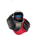 Apple Watch Series 8 (GPS 45mm) Smart Watch with Red Aluminium Case And Red Sport Band. - Image 3