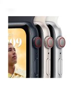 Apple Watch SE (2nd Gen)(GPS 44mm) Smart Watch with Silver Aluminium Case And White Sport Band. - Image 3