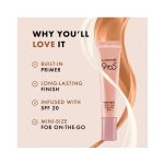 LAKMÉ 9 TO 5 PRIMER + MATTE PERFECT COVER FOUNDATION MINI (Neutral Nude, 15ml) - Image 3