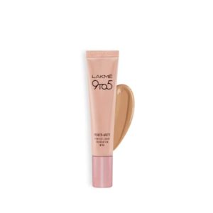 LAKMÉ 9 TO 5 PRIMER + MATTE PERFECT COVER FOUNDATION MINI (Warm Creme, 15ml)