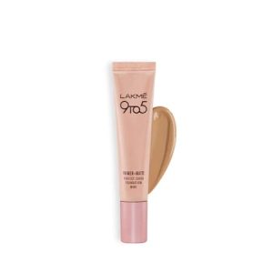 LAKMÉ 9 TO 5 PRIMER + MATTE PERFECT COVER FOUNDATION MINI (Warm Natural, 15ml)