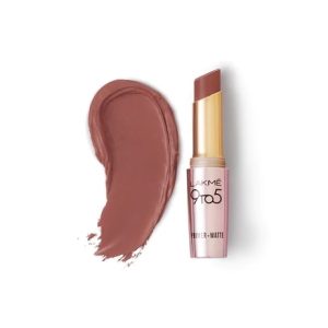 LAKMÉ 9 TO 5 PRIMER + MATTE LIP COLOR (Coffee Command, 3.6g)