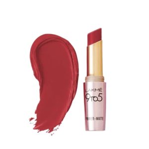 LAKMÉ 9 TO 5 PRIMER + MATTE LIP COLOR (MR4 Cherry Chic)