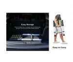 Bigapple Aluminium Folding Step Ladder Portable and Compact 2X8-step Telescopic 2.5m+2.5m Foladable for Household and Outdoor Purpose, Mag Hinge, 150Kg Loading - Image 3