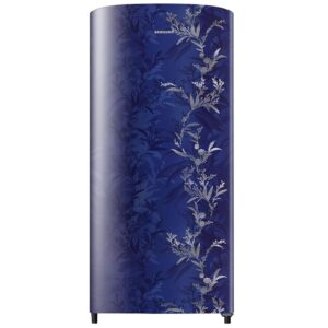 Samsung 184 Litres Single Door Refrigerator,2 Star Rated with Digital Inverter Direct-Cool (Mystic Overlay Blue)(RR20C20C26U/NL)